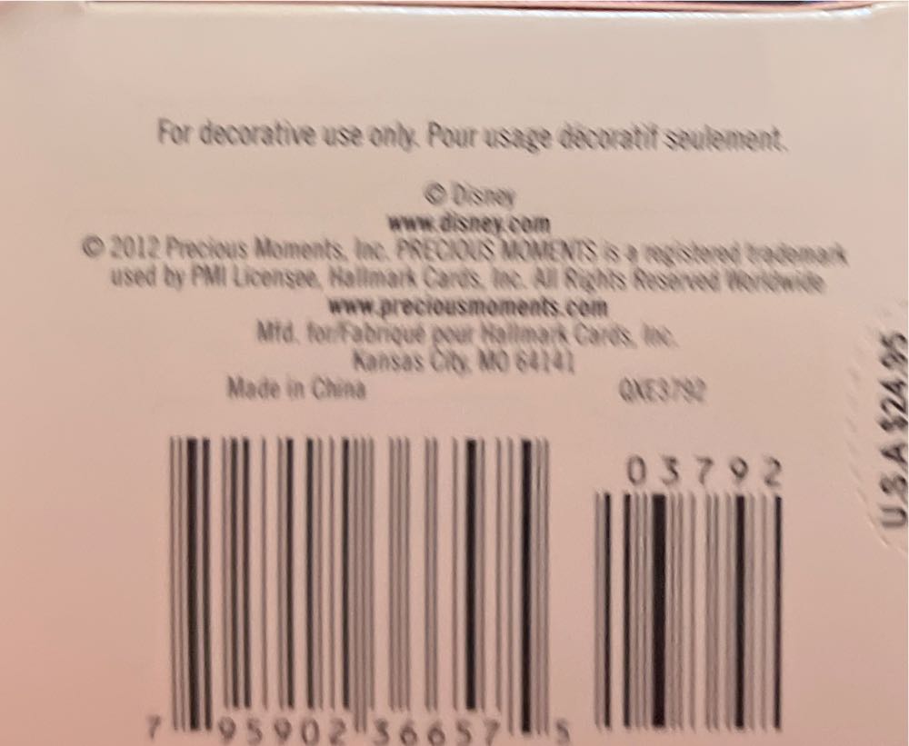 DPM 2013 Alice In Wonderland - Precious Moments (Disney Precious Moments) ornament collectible [Barcode 795902366575] - Main Image 3