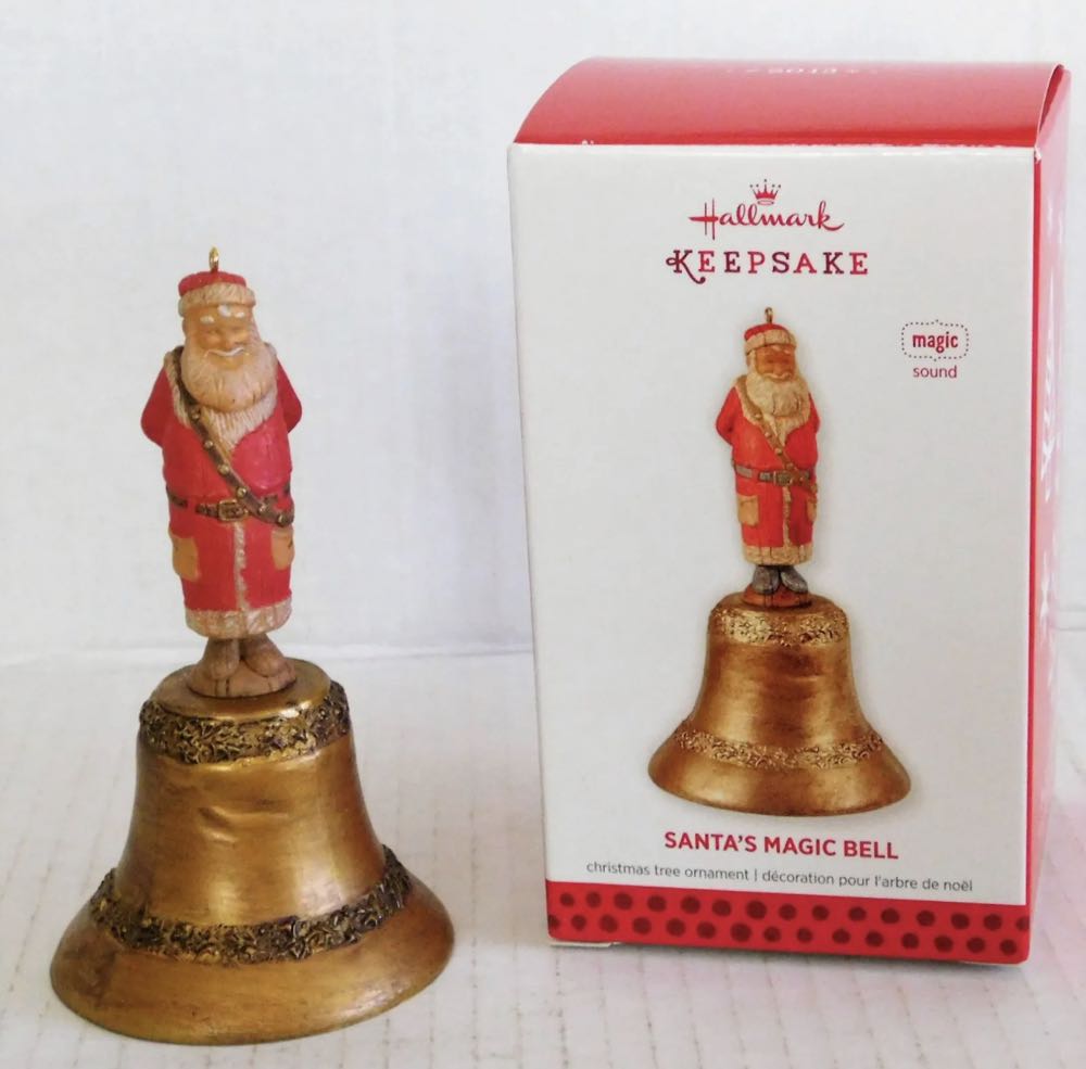 Santa’s Magic Bell - Santa (Magic-sound) ornament collectible [Barcode 795902366681] - Main Image 3