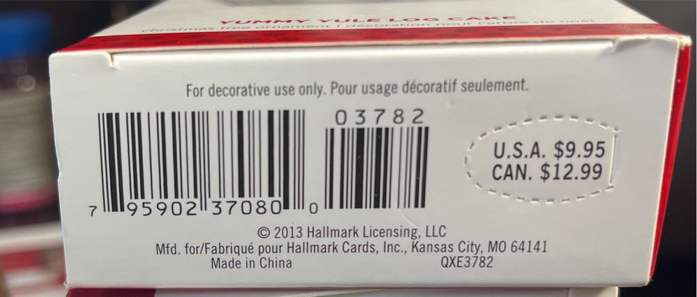 Season’s Treatings LQ (2013) Yummy Yule Log - Season’s Treatings (Baking) ornament collectible [Barcode 795902370800] - Main Image 3