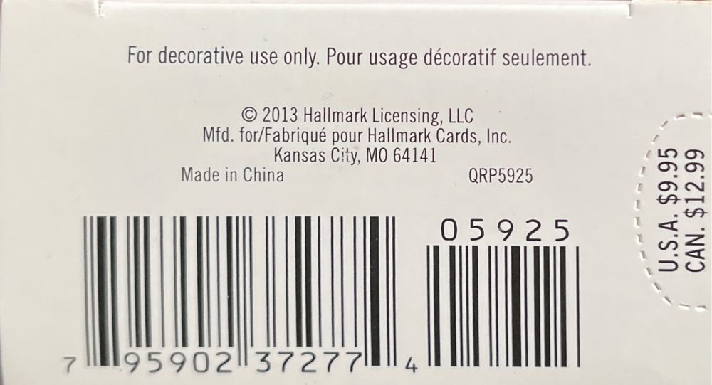 ”S” Is For Snow! - Let It Snow (Snow) ornament collectible [Barcode 795902372774] - Main Image 3