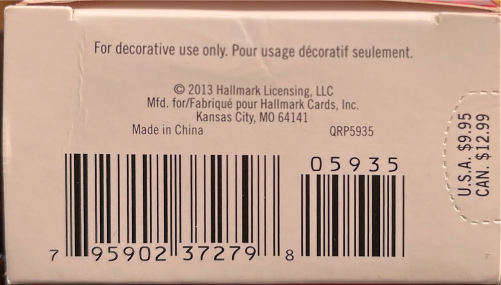 “O” Is For Ooooh! - Let It Snow (Snow) ornament collectible [Barcode 795902372798] - Main Image 3