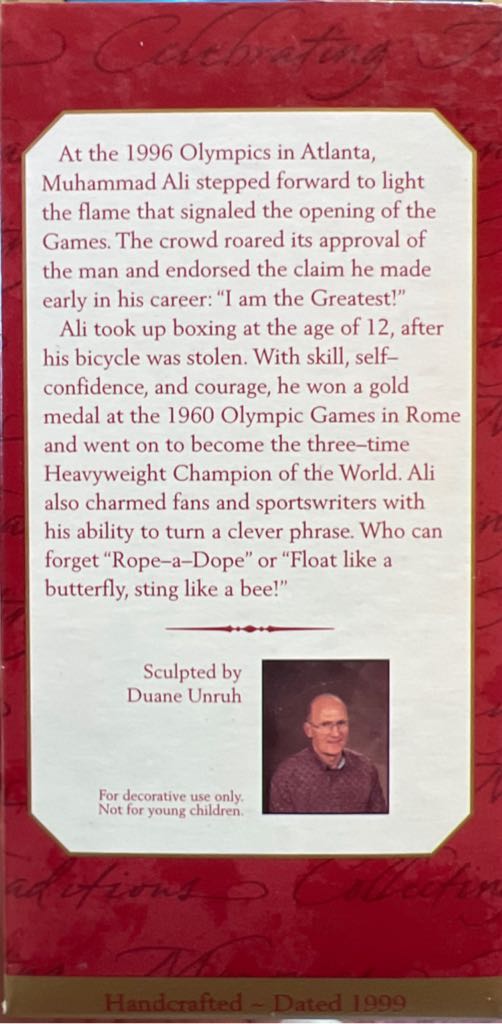 Muhammad Ali - Boxing (Boxing) ornament collectible [Barcode 015012480917] - Main Image 2