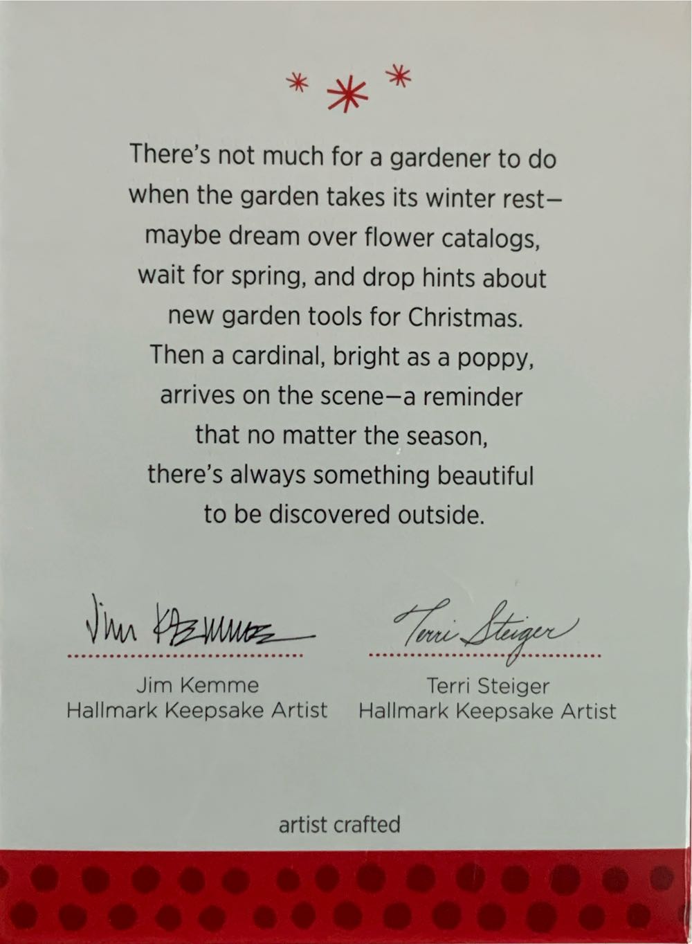 Winter Garden - Winter Garden Collection (Winter Gsrden) ornament collectible [Barcode 795902379087] - Main Image 2