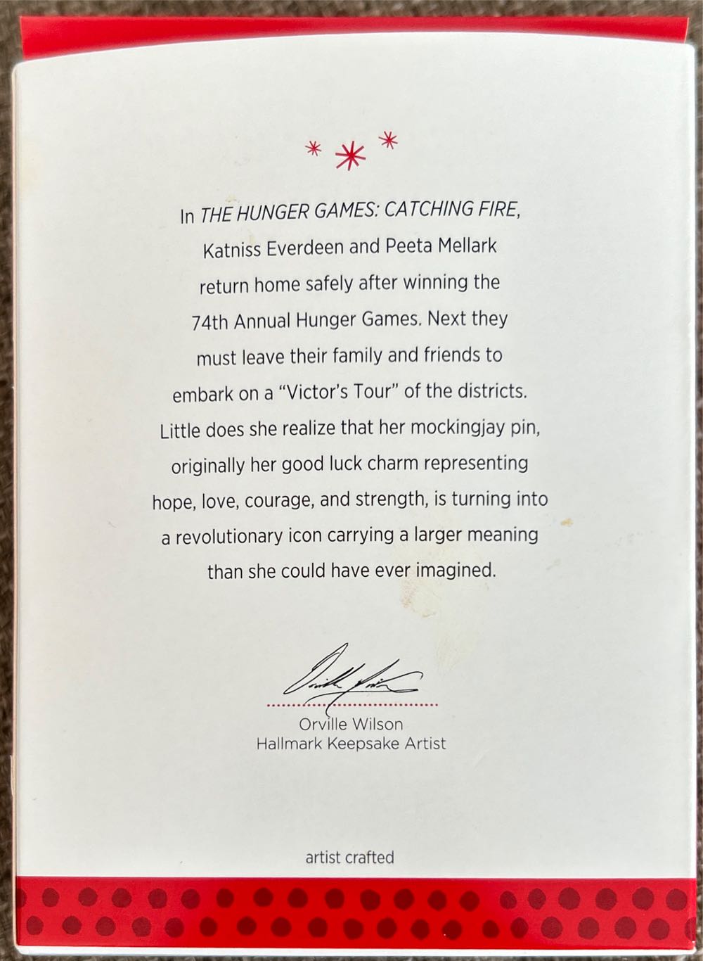 Mockingjay - The Hunger Games (Movies) ornament collectible [Barcode 795902384593] - Main Image 2