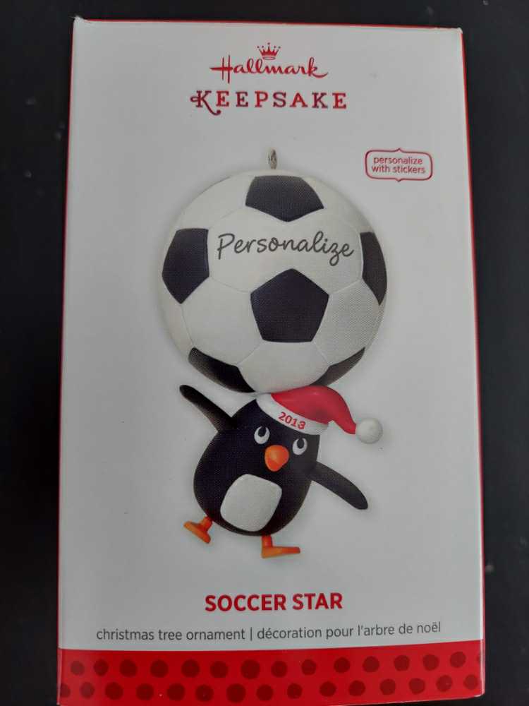 Soccer Star - Gift From Mom & Dad ornament collectible [Barcode 795902384609] - Main Image 2