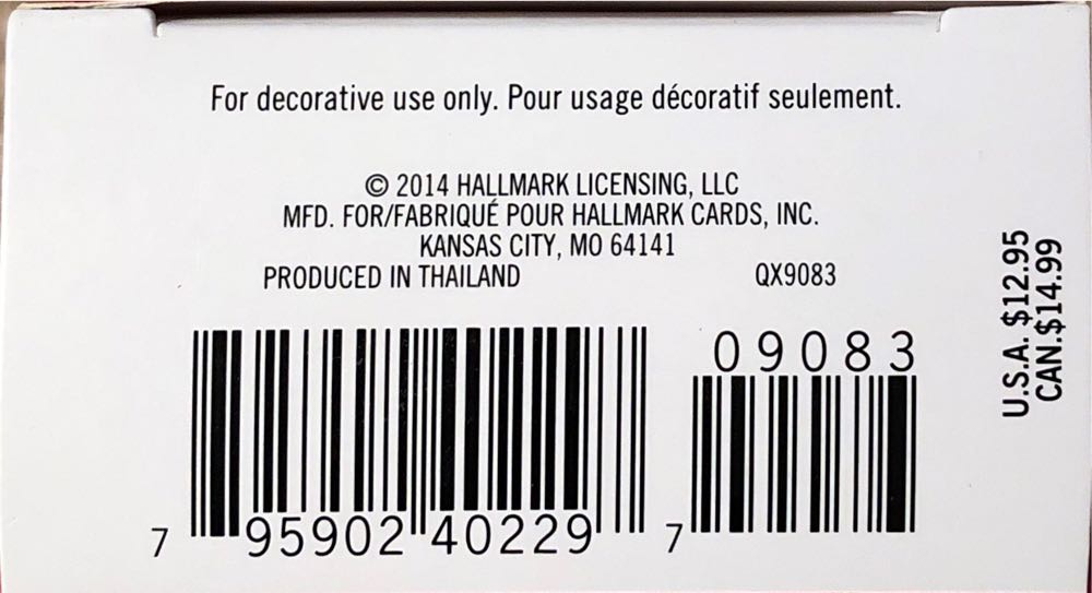 Mischievous Kittens: Kitten in Santa’s Hat - Mischievous Kittens (Cats) ornament collectible [Barcode 795902402297] - Main Image 4