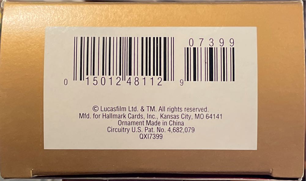 Darth Vader’s TIE Fighter - Star Wars (Star Wars: A New Hope) ornament collectible [Barcode 015012481129] - Main Image 3