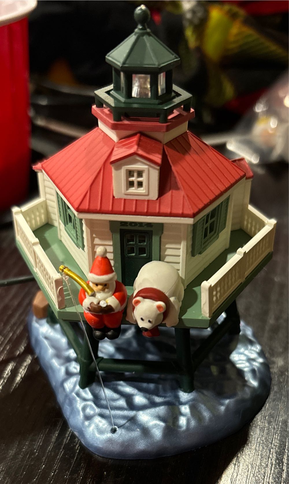 Holiday Lighthouse #3 - Holiday Lighthouse Series (Lighthouse) ornament collectible [Barcode 795902402358] - Main Image 4