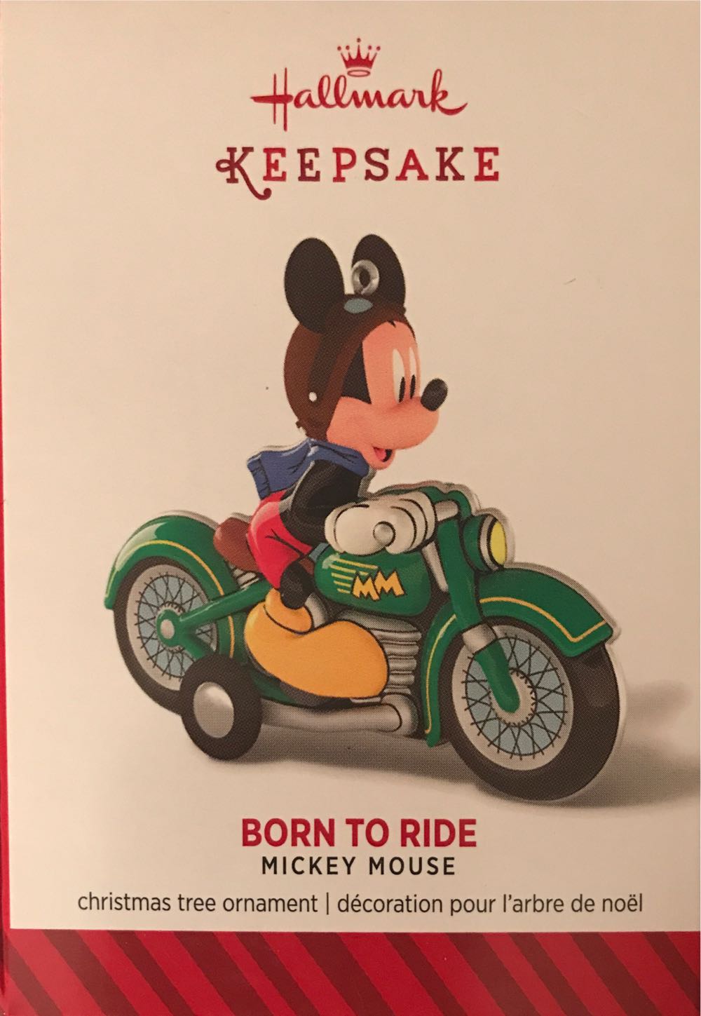 Born to Ride - Mickey Mouse (Disney) ornament collectible [Barcode 795902402563] - Main Image 2