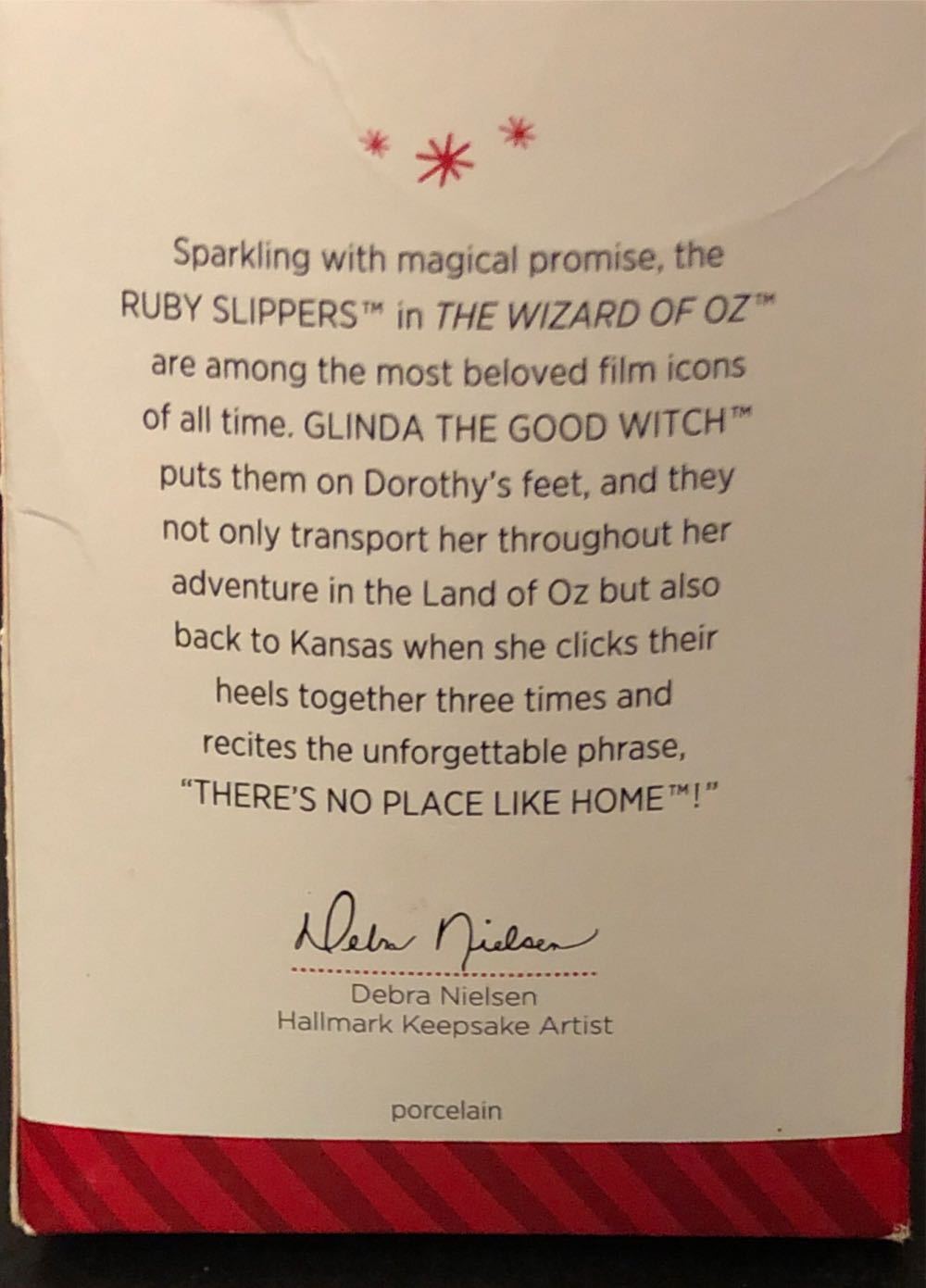 Ruby Slippers - The Wizard Of Oz (Movies & TV) ornament collectible [Barcode 795902402617] - Main Image 2