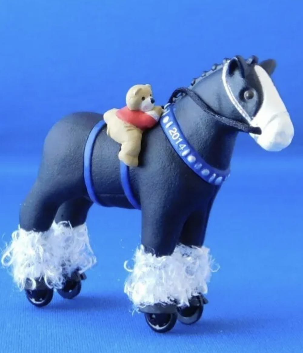 A Pony For Christmas #16 Repaint (2014) - A Pony For Christmas Special Edition (Hallmark Keepsake) ornament collectible [Barcode 795902402891] - Main Image 3