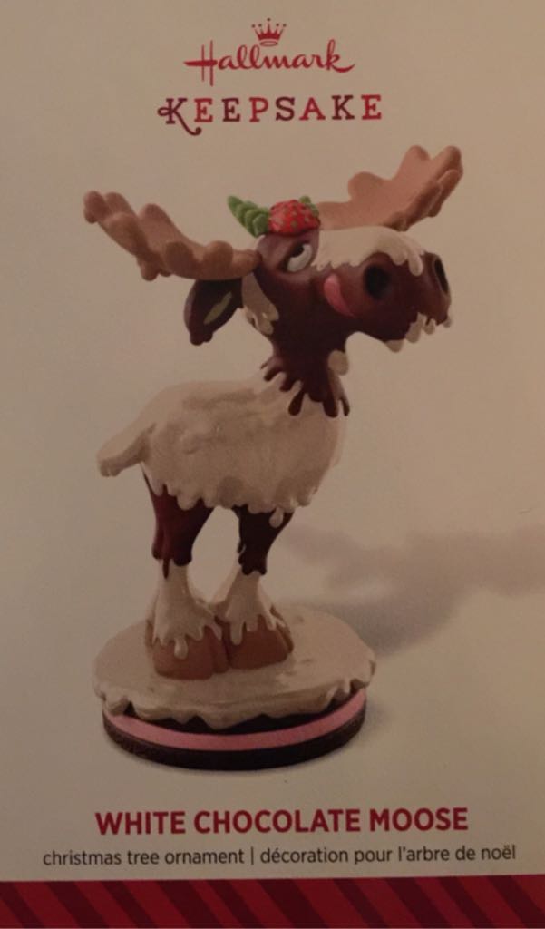 White Chocolate Moose - Mooses (Moose) ornament collectible [Barcode 795902402907] - Main Image 1