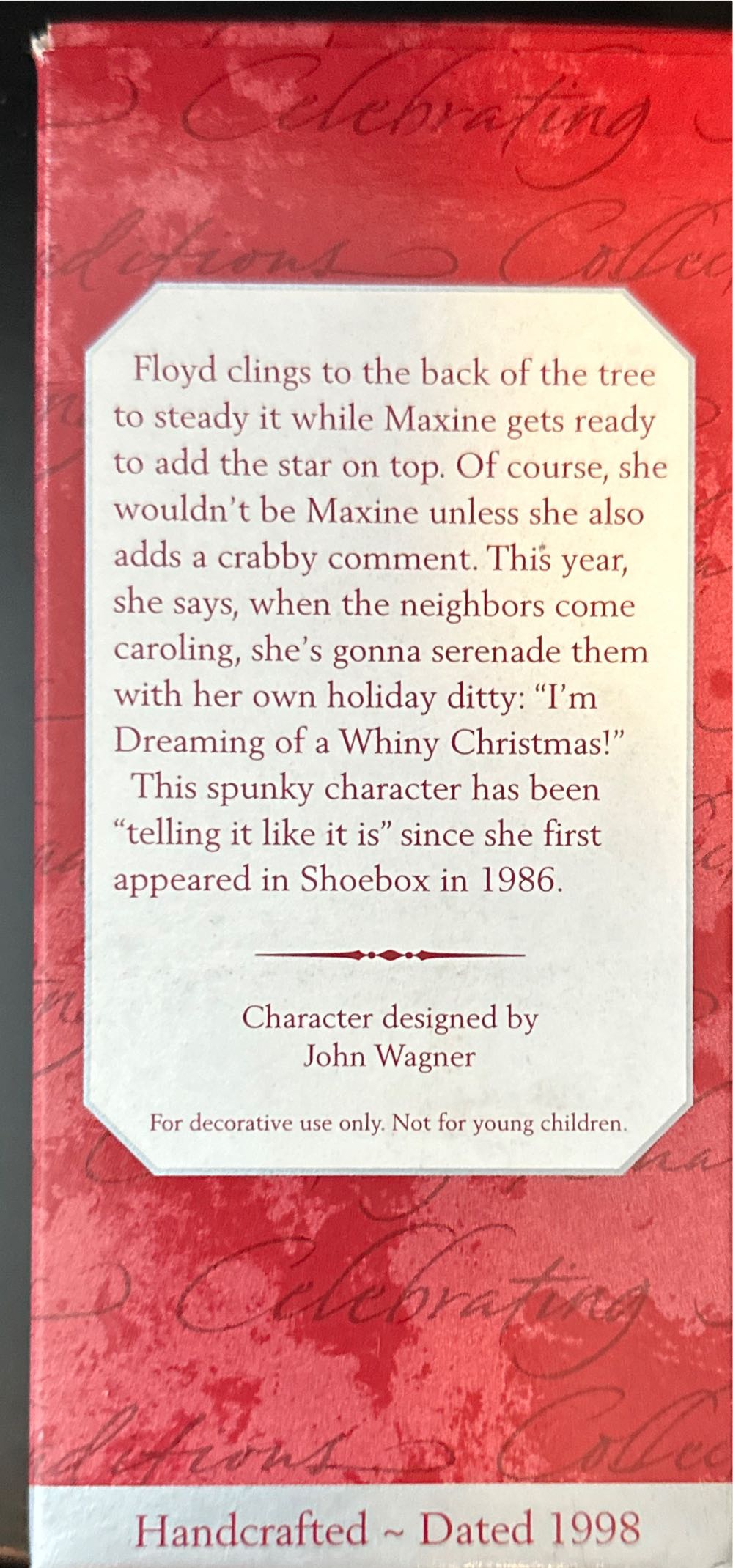 Decorating Maxine-Style - Maxine (Maxine) ornament collectible [Barcode 015012484885] - Main Image 2