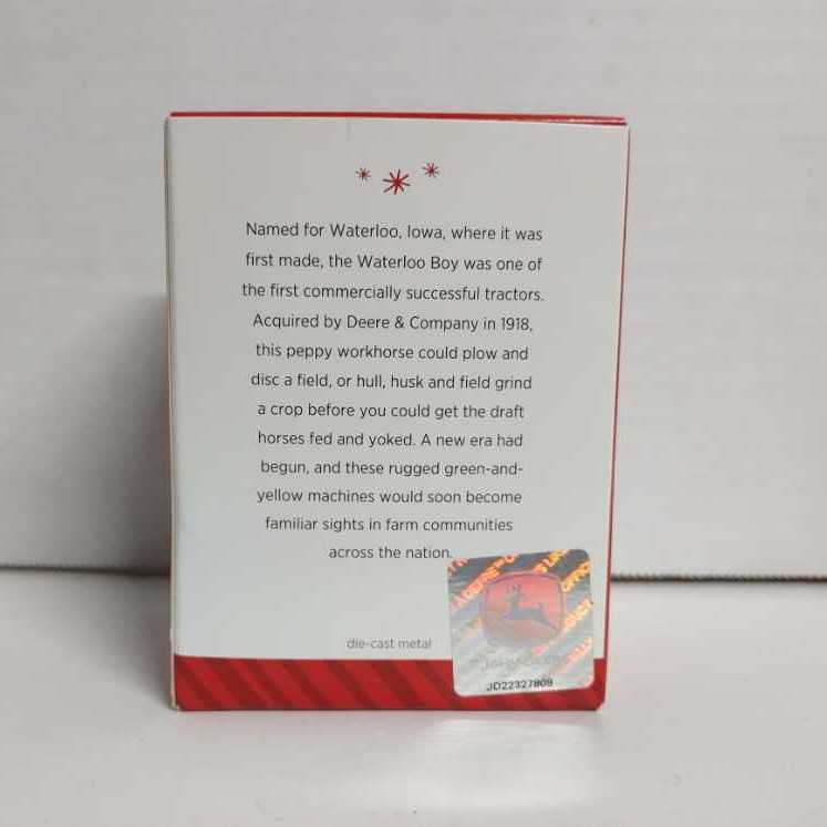 Waterloo Boy - John Deere (John Deere) ornament collectible [Barcode 795902403850] - Main Image 2