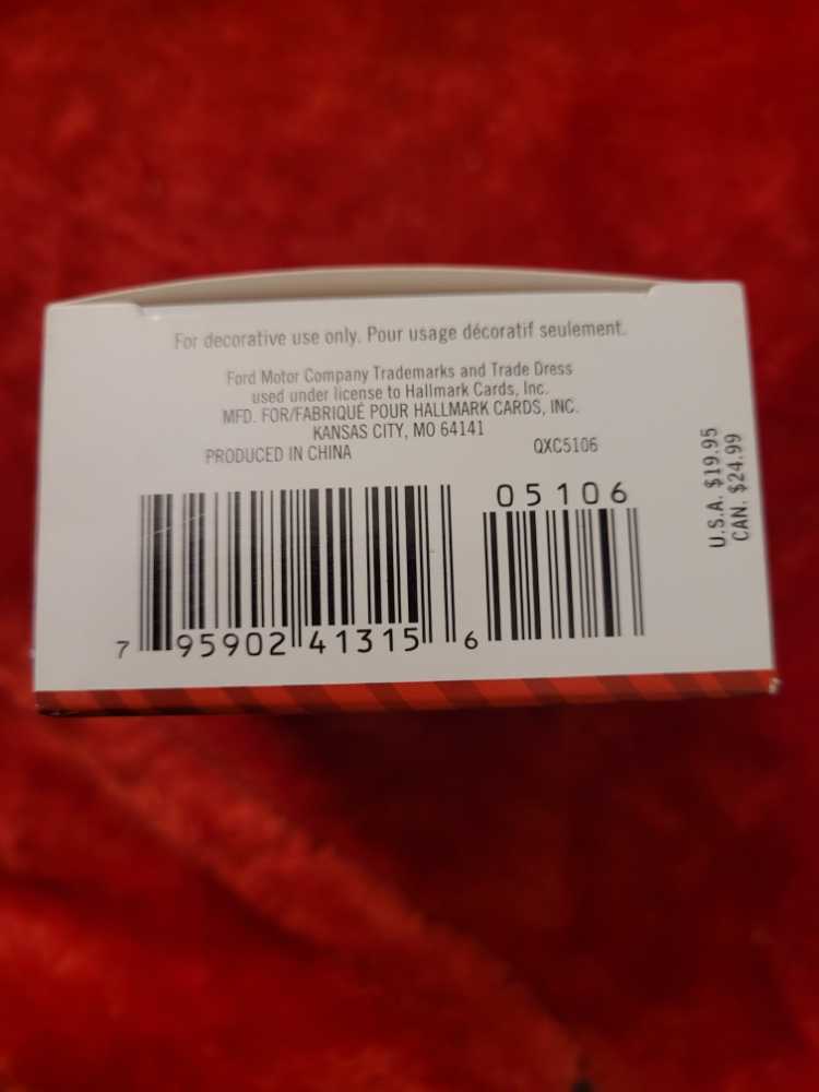 1949 Mercury Custom - Hallmark Club Member Exclusive (Cars) ornament collectible [Barcode 795902413156] - Main Image 4