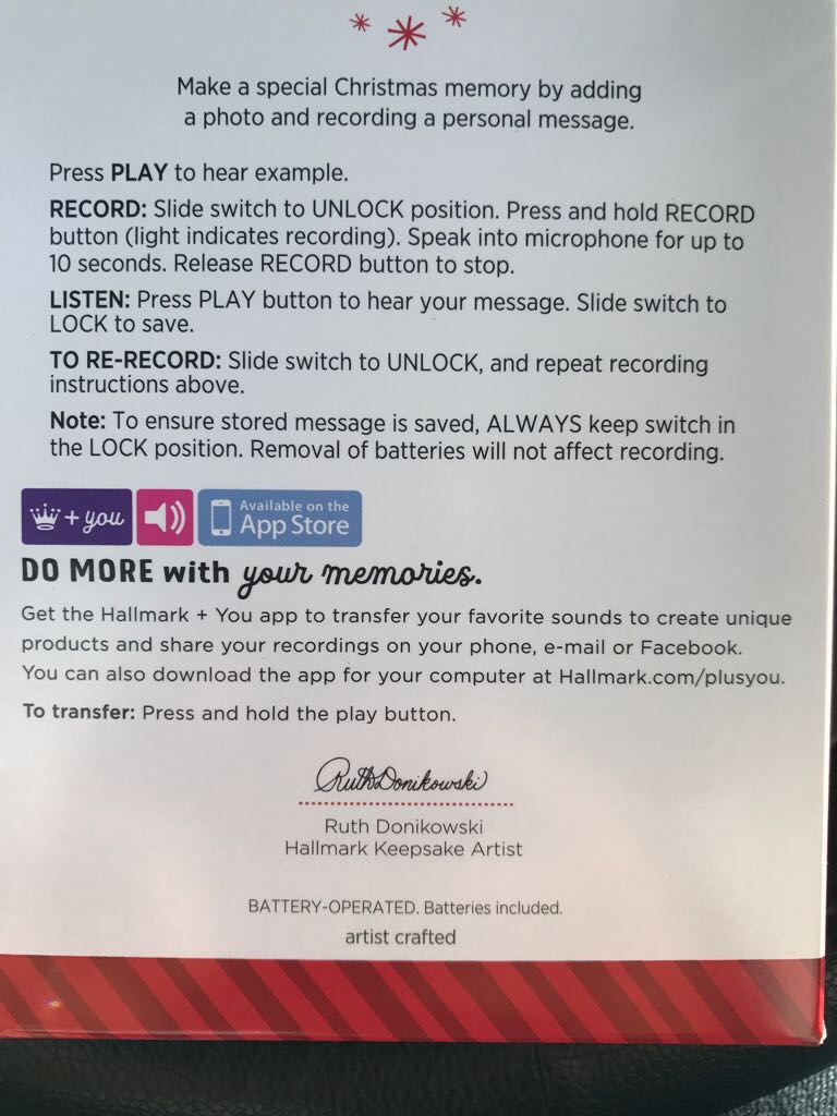 Merry Christmas!  (Photo Holder) ornament collectible [Barcode 795902416423] - Main Image 2