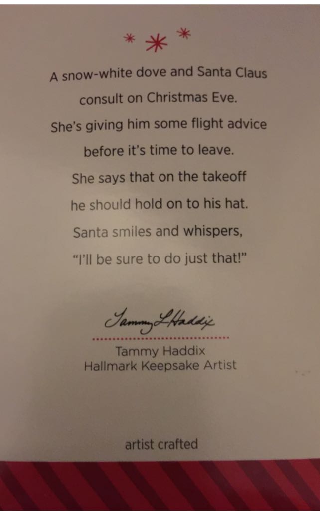 Santa Visit From Santa #6 - A Visit From Santa (Santa) ornament collectible [Barcode 795902418793] - Main Image 2