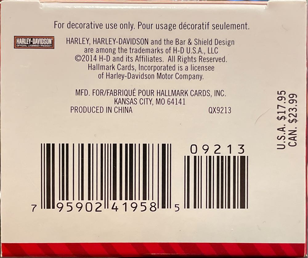 16 - 2013 CVO Breakout - Harley Davidson Motorcycle Milestones (Harley Davidson Motorcycles) ornament collectible [Barcode 795902419585] - Main Image 3