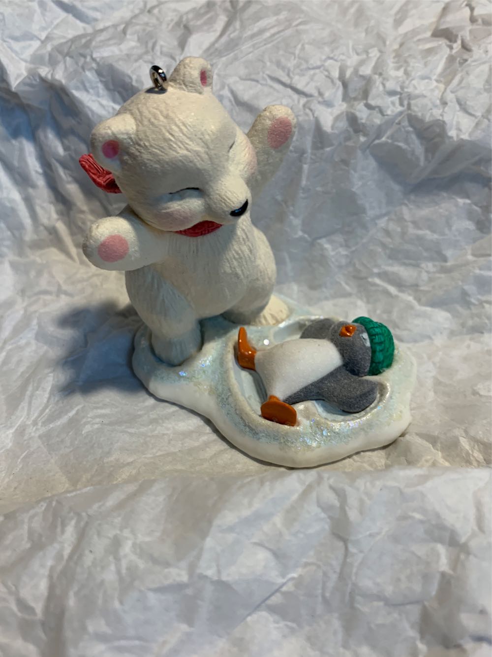 Snowball & Tuxedo #14 (2014) Snow Angel Team - Snowball & Tuxedo (Polar Bear & Penguin) ornament collectible [Barcode 795902422103] - Main Image 3
