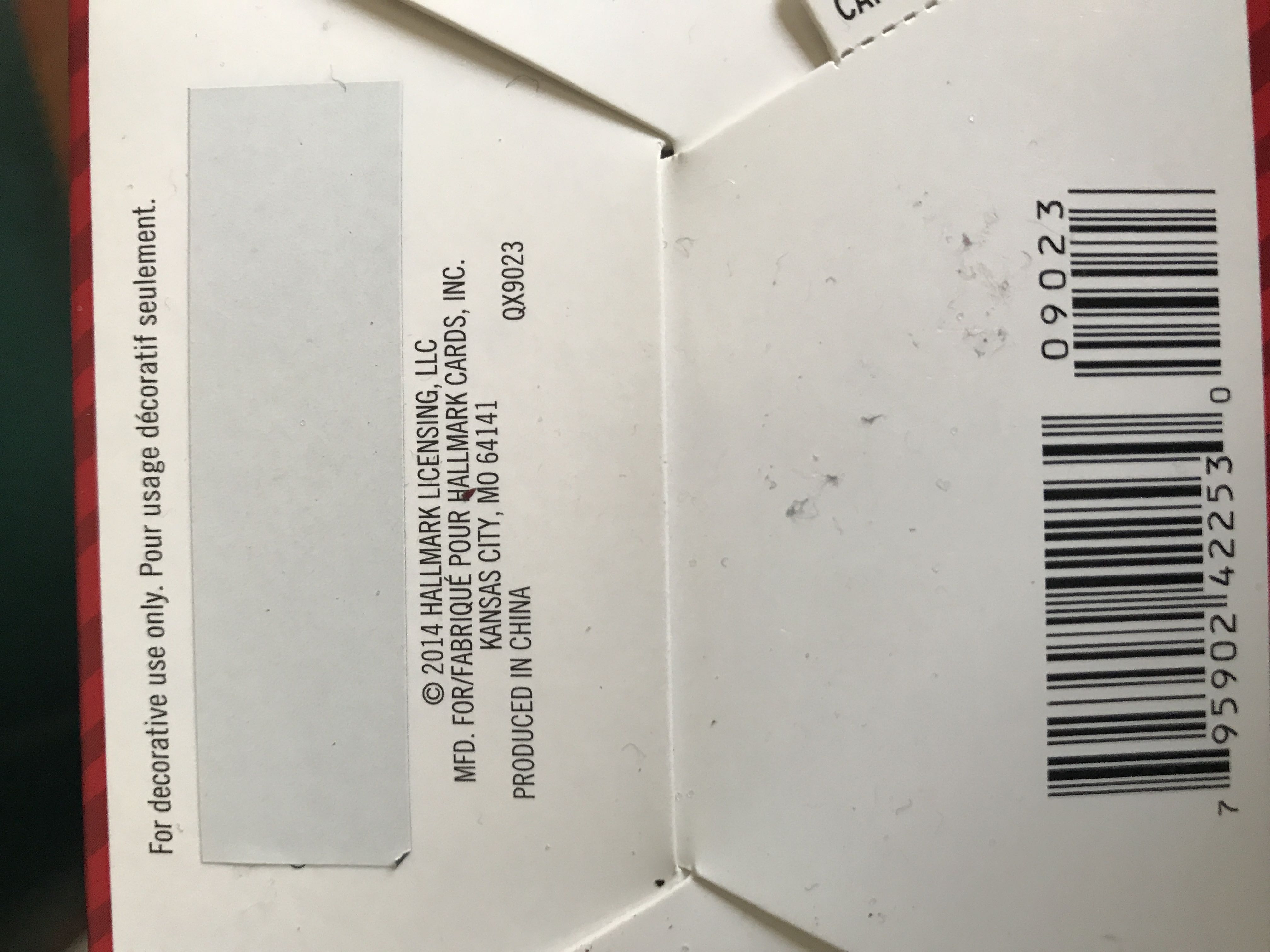 OUAC#4 Hallmark Keepsake. Christmas. Once Upon A Christmas. 2014. 4th In Series. A Pre-Flight Snack. Magic Cord. Designed By Tom Best, Robert Chad, Joanne Eschrich, & Jim Kemme. - Once Upon A Christmas (4th In Series: A Pre-Flight Snack) ornament collectible [Barcode 795902422530] - Main Image 3