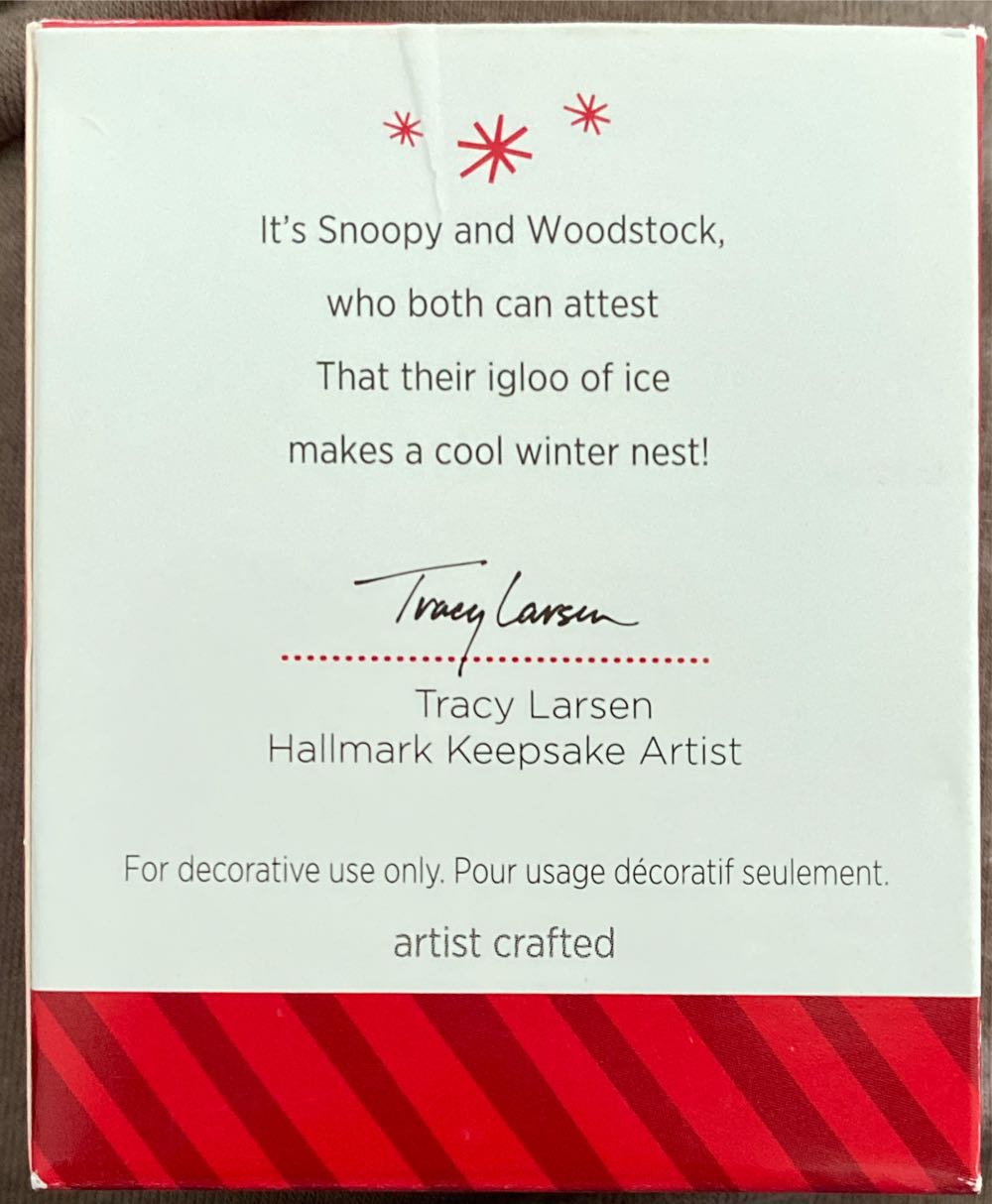 Miniature Peanuts Winter Fun With Snoopy #17 (2014) 🐶 - Winter Fun With Snoopy (Peanuts Miniature) ornament collectible [Barcode 795902423971] - Main Image 2