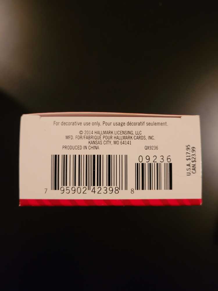 Big-top Bear - Pressed Tin Toys (Patriotic) ornament collectible [Barcode 795902423988] - Main Image 3