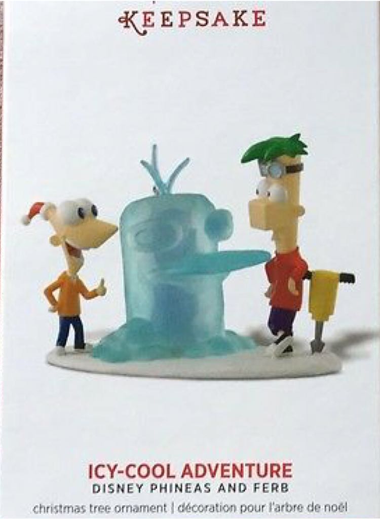 Icy-Cool Adventures - Phineas and Ferb (Disney) ornament collectible [Barcode 795902424237] - Main Image 2