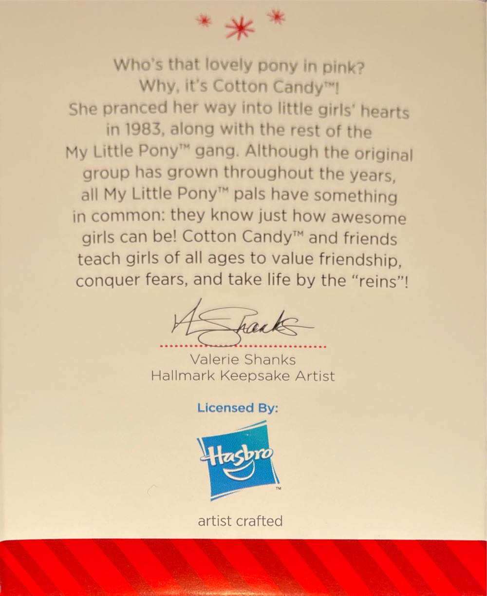 Cotton Candy - My Little Pony (My Little Pony) ornament collectible [Barcode 795902424312] - Main Image 4