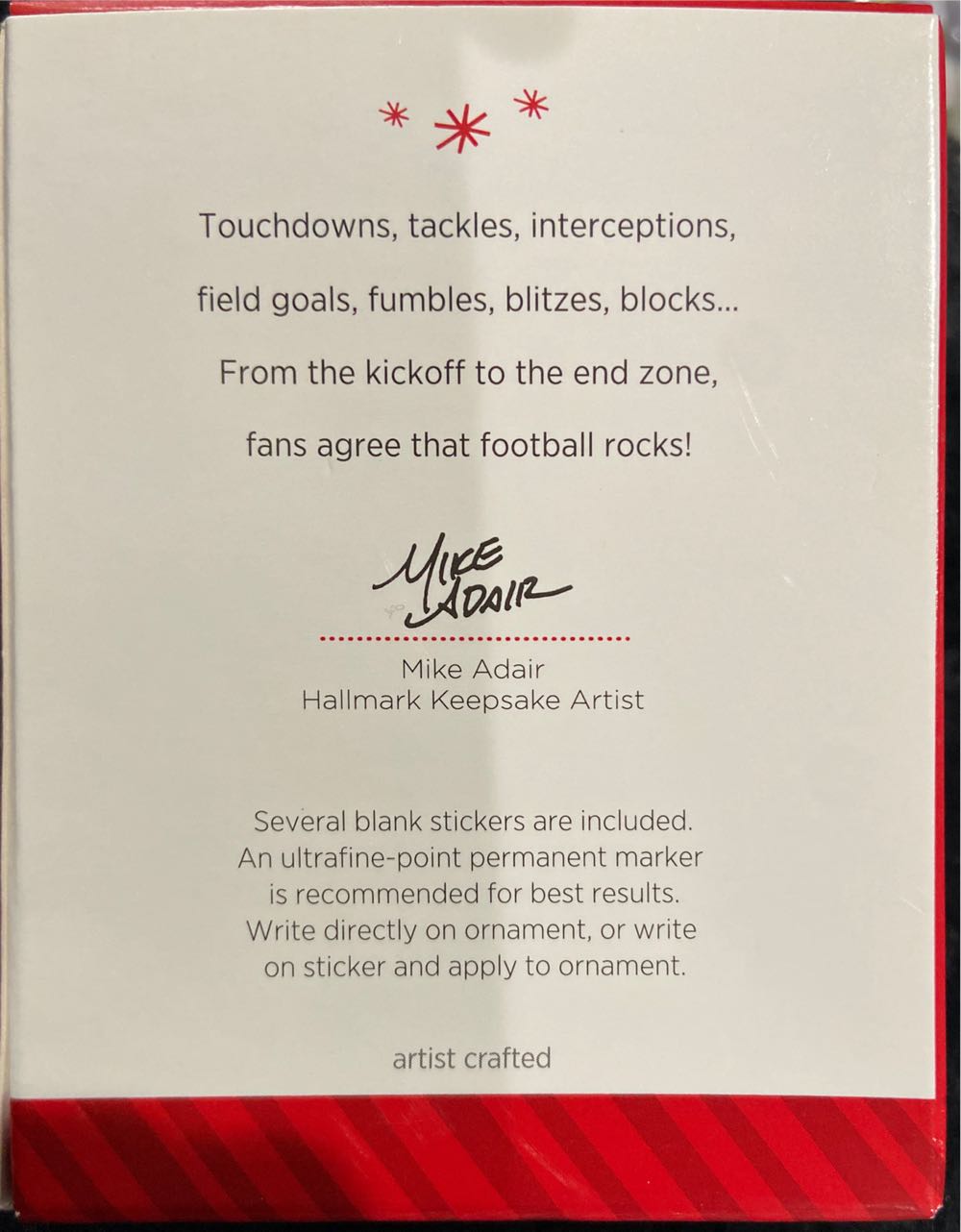 Nacho - 2014 - Football Star  ornament collectible [Barcode 795902424428] - Main Image 3