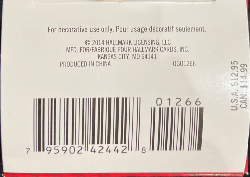 Nacho - 2014 - Football Star  ornament collectible [Barcode 795902424428] - Main Image 4