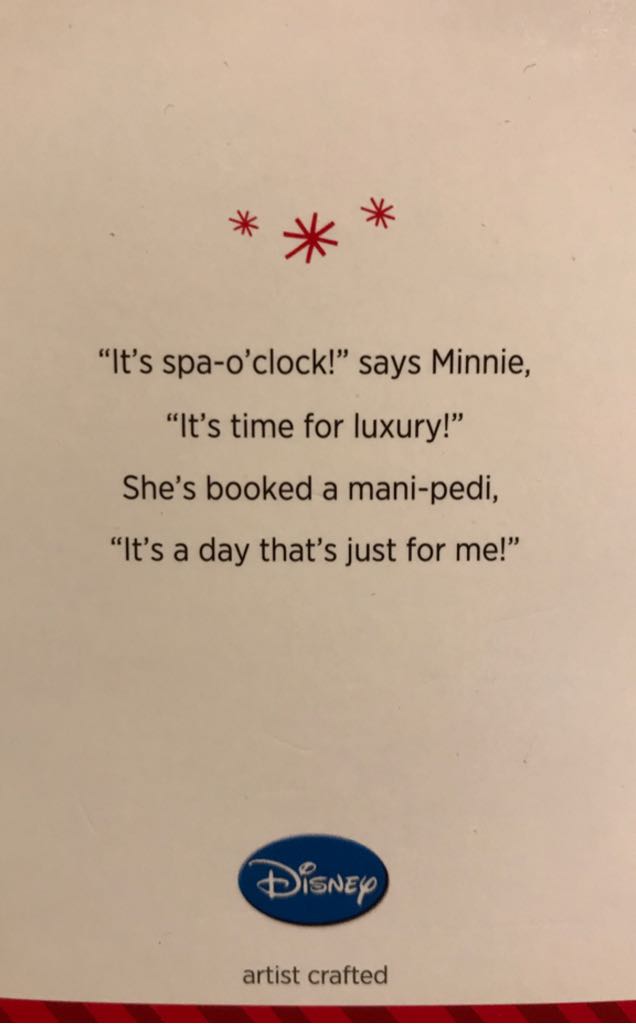 Minnie Mouse - SPA LA LA! - Minnie Mouse (Disney) ornament collectible [Barcode 795902425982] - Main Image 2