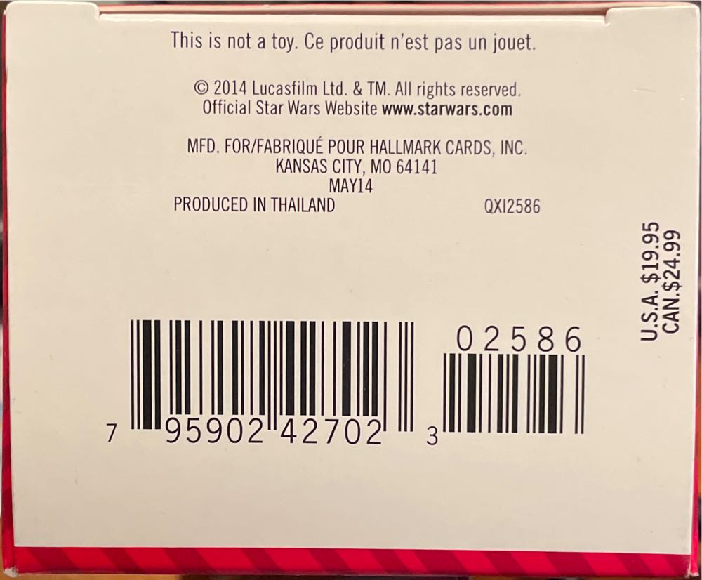 Yoda Peekbuster - Keepsake (Star Wars) ornament collectible [Barcode 795902427023] - Main Image 3