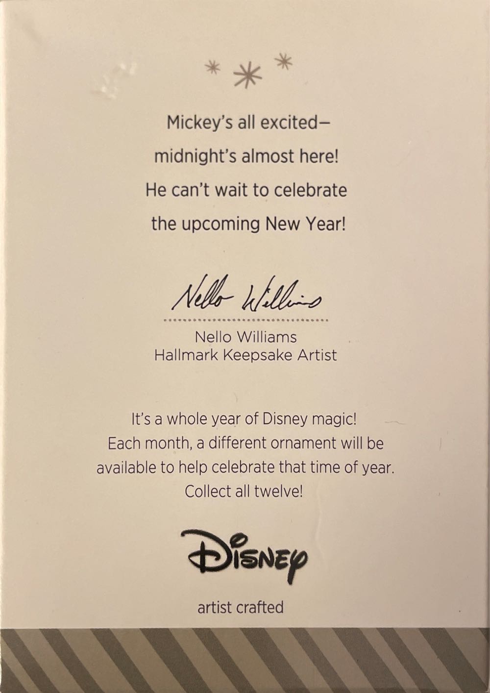 Mickey’s New Year - A Year Of Disney Magic (Disney - Mickey & Friends) ornament collectible [Barcode 795902428181] - Main Image 3