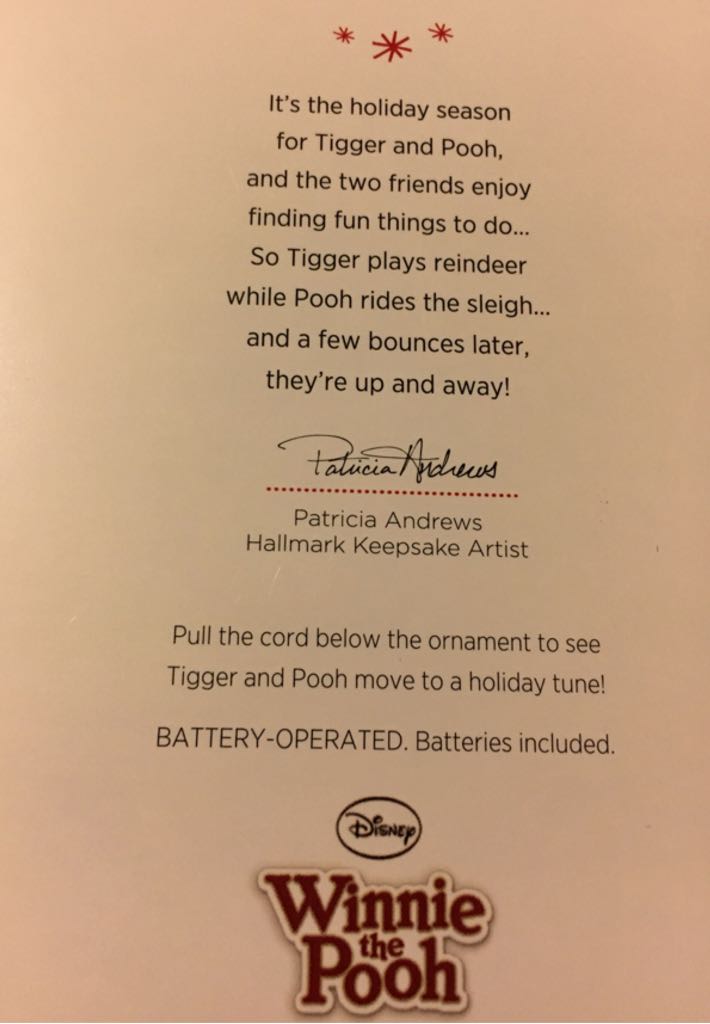 Bouncing All The Way! - Disney (Pooh And Tigger) ornament collectible [Barcode 795902429263] - Main Image 2