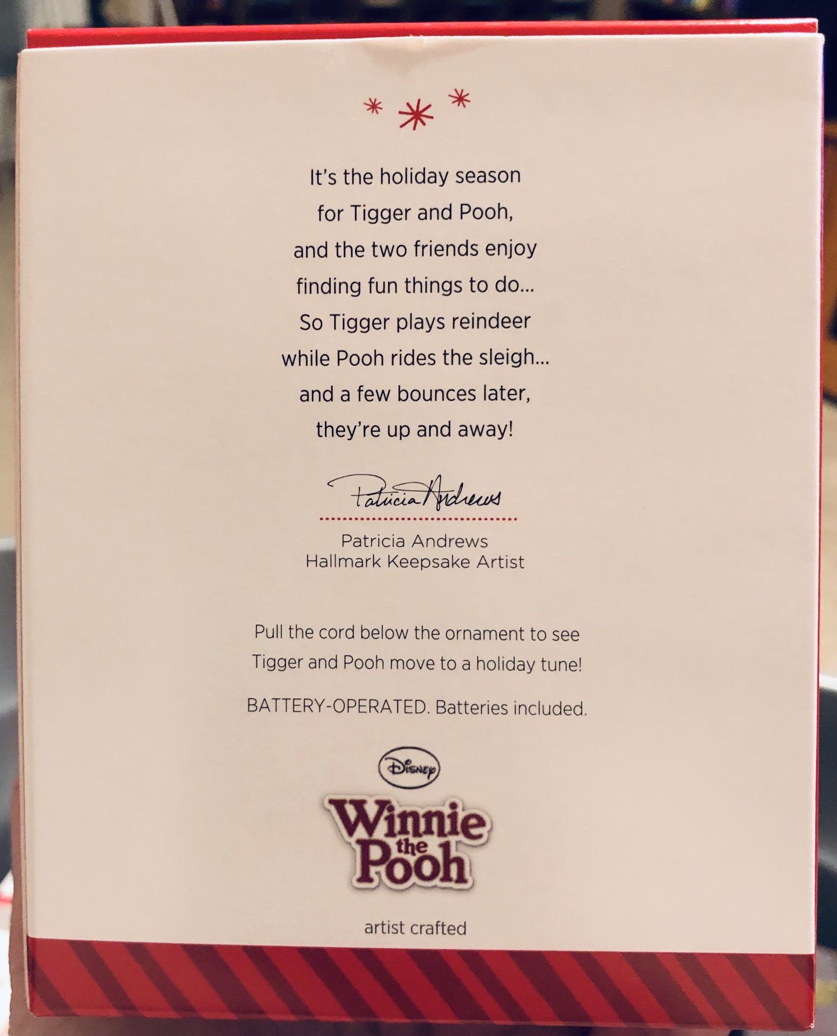 Bouncing All The Way! - Disney (Pooh And Tigger) ornament collectible [Barcode 795902429263] - Main Image 3