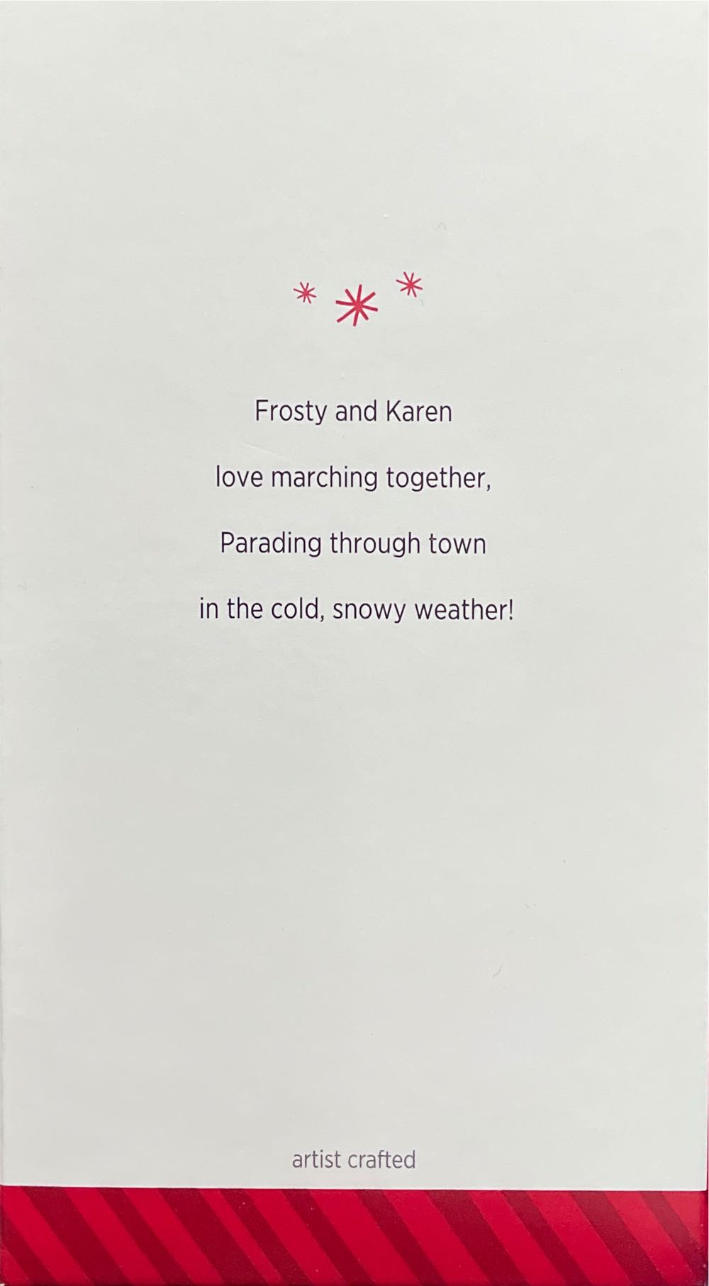 Frosty The Snowman - A Frosty Parade - Frosty The Snowman (Movies & TV) ornament collectible [Barcode 795902429294] - Main Image 4