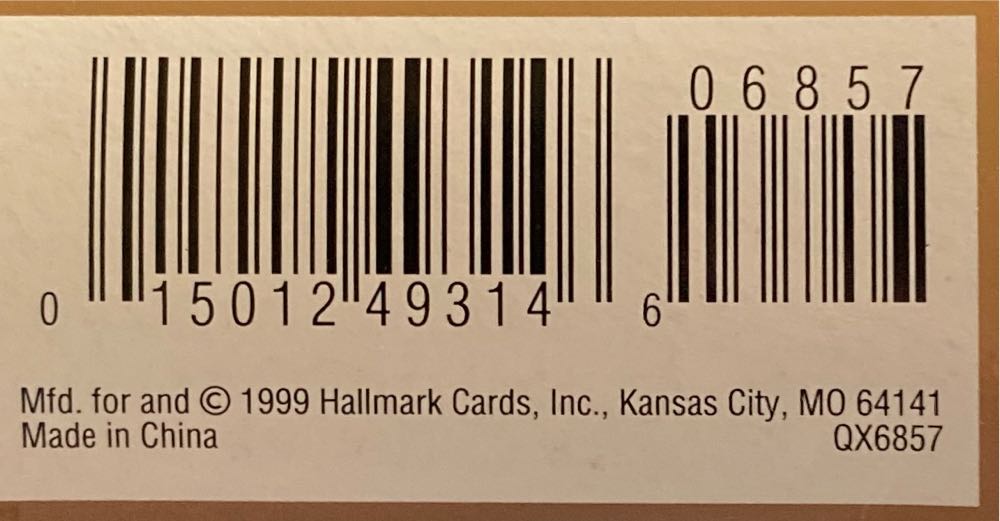 Spellin’ Santa  - Santa (Spelling) ornament collectible [Barcode 015012493146] - Main Image 3