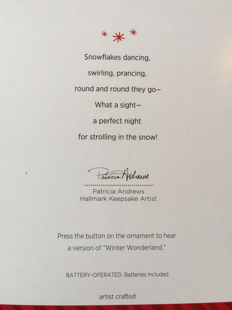 Strolling In The Snow - Strolling In The Snow (Magic Sound) ornament collectible [Barcode 795902429331] - Main Image 2