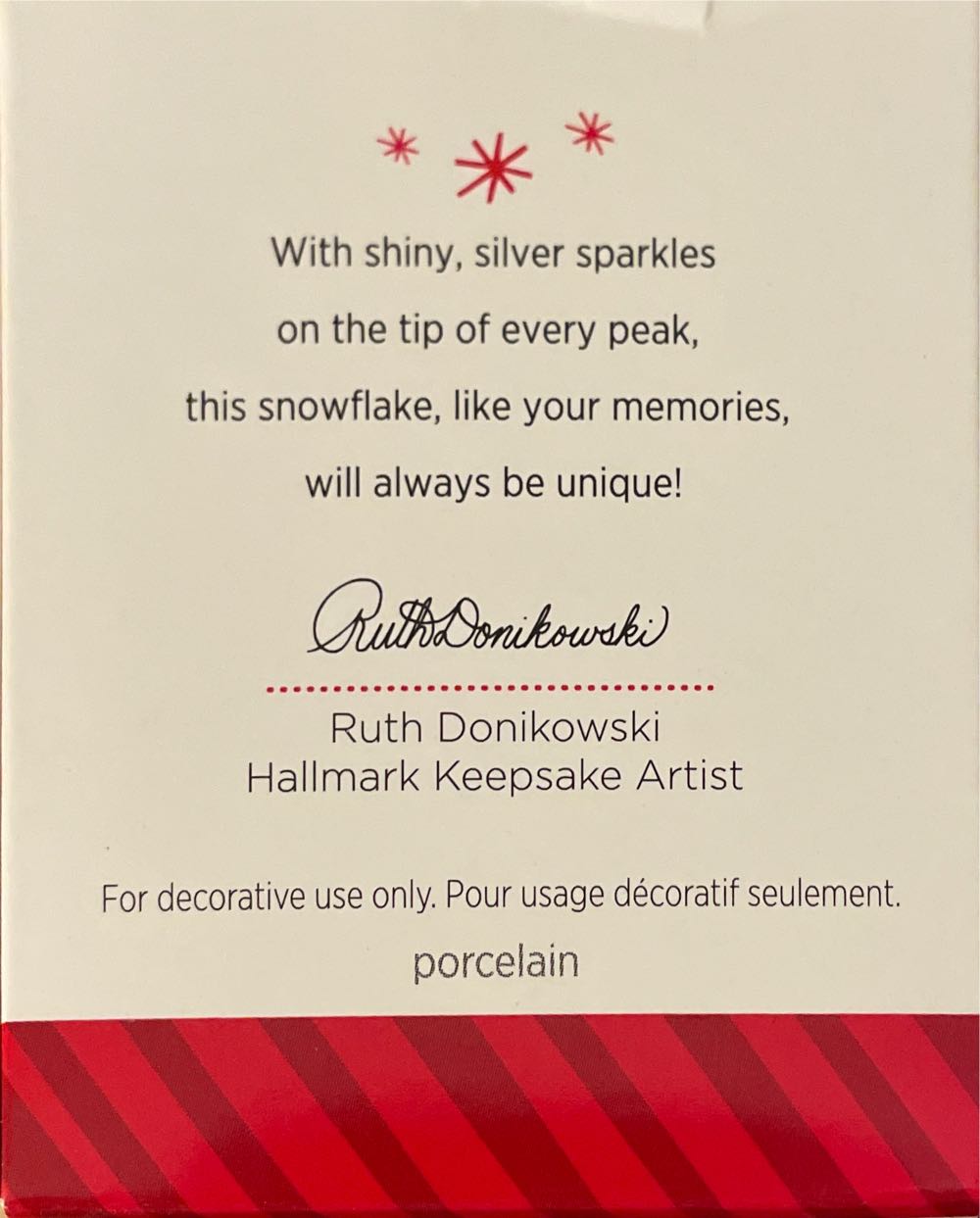 Little Snowflake - Snowflake (Snowflake) ornament collectible [Barcode 795902429348] - Main Image 4
