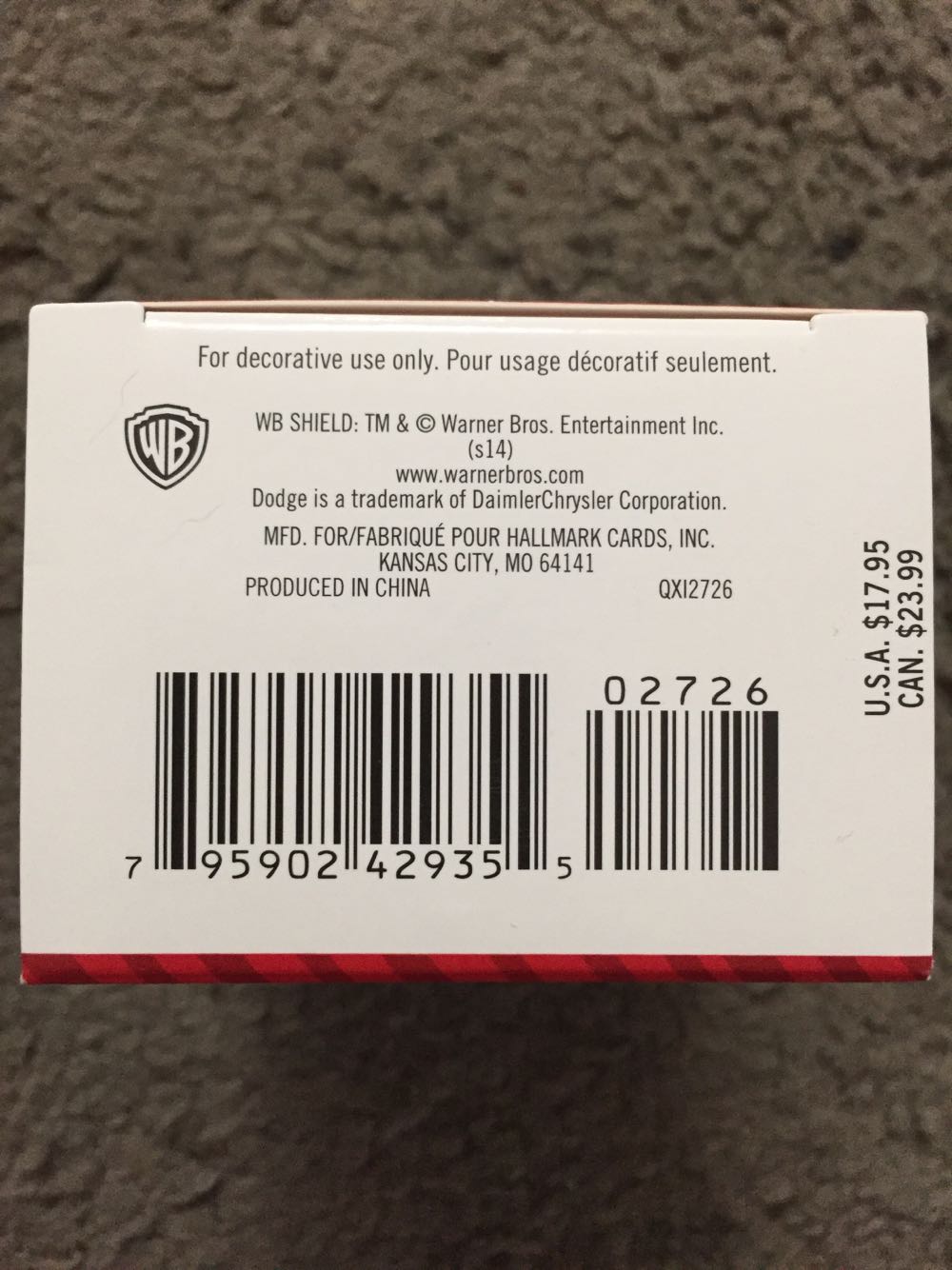 Jumpin’ General Lee - The Dukes of Hazzard (Movies & TV) ornament collectible [Barcode 795902429355] - Main Image 3