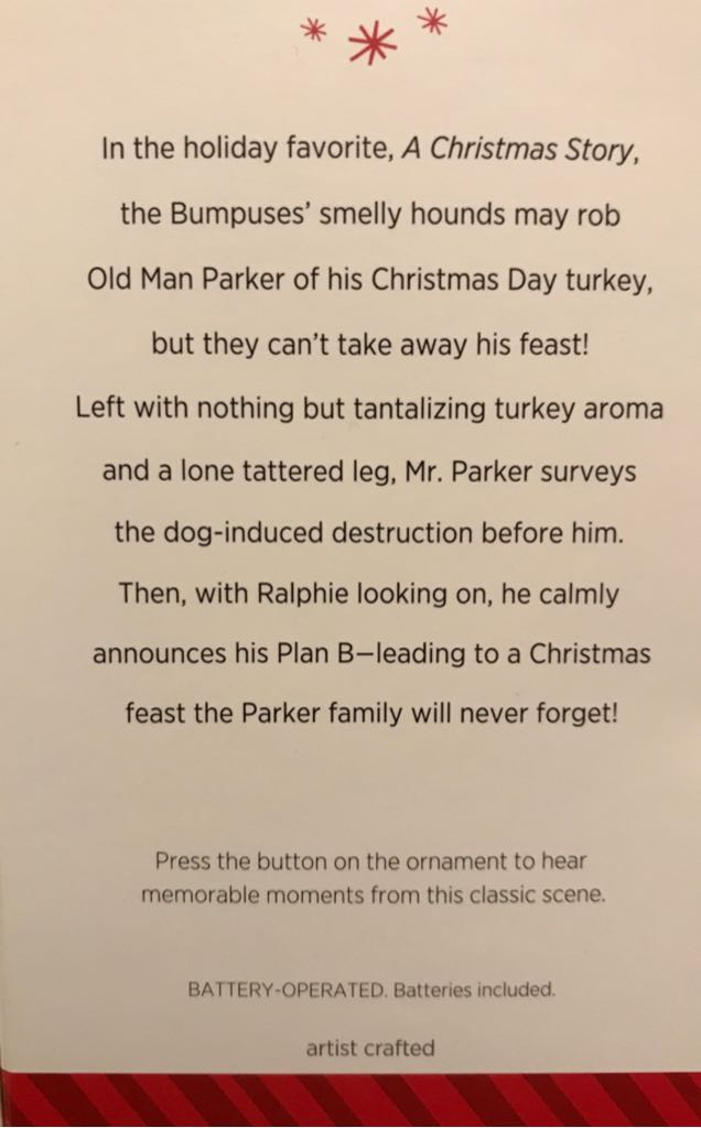 Bumpuses! (Duplicate) - A Christmas story (A Christmas Story) ornament collectible [Barcode 795902430146] - Main Image 2