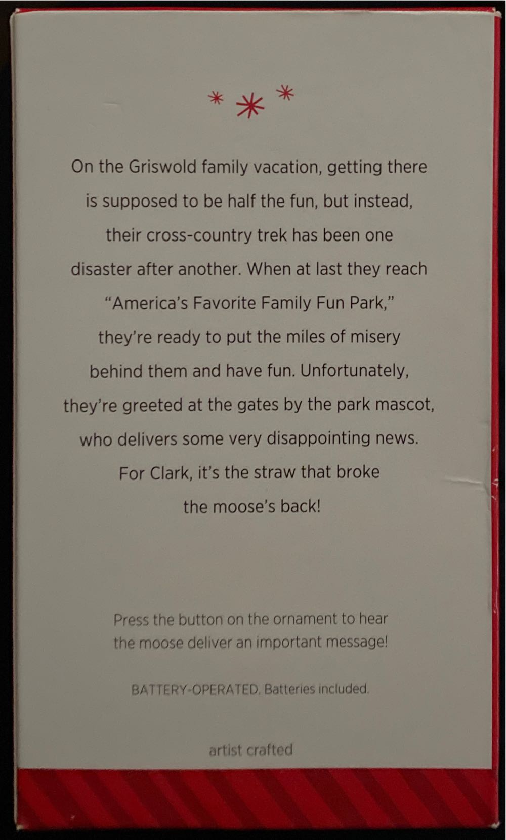 National Lampoon’s Vacation: Sorry, Folks! - National Lampoon’s Vacation (National Lampoon’s Vacation) ornament collectible [Barcode 795902430955] - Main Image 2