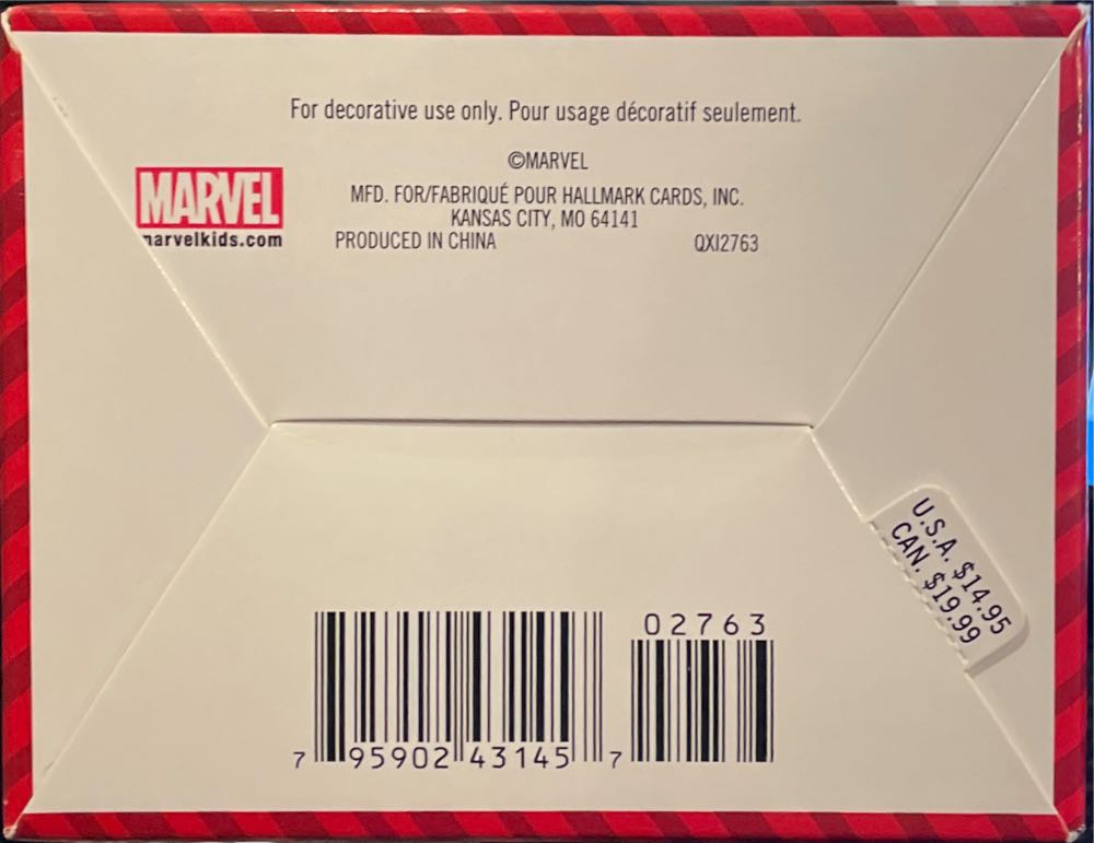 Web-Slinging Wonder - Spider-Man (Hallmark Keepsake) ornament collectible [Barcode 795902431457] - Main Image 3