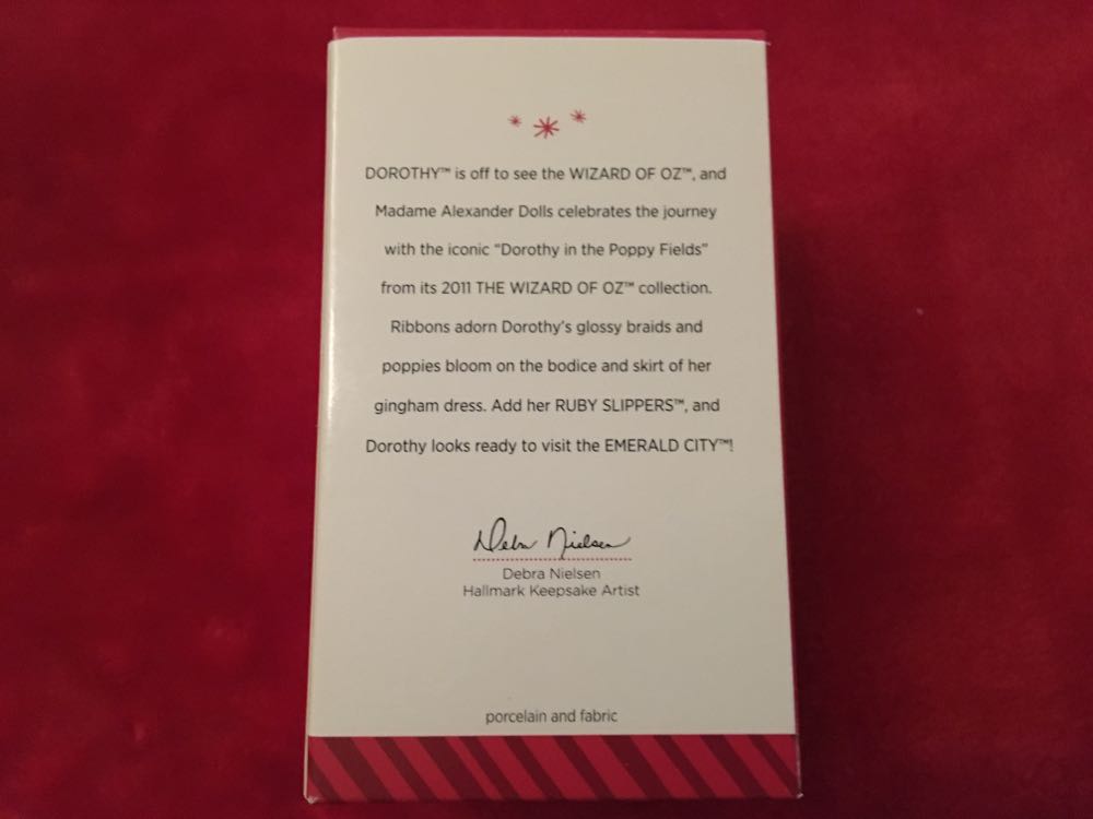 Madame Alexander Dorothy In The Poppy Fields - Madame Alexander (Movies & TV) ornament collectible [Barcode 795902432928] - Main Image 2