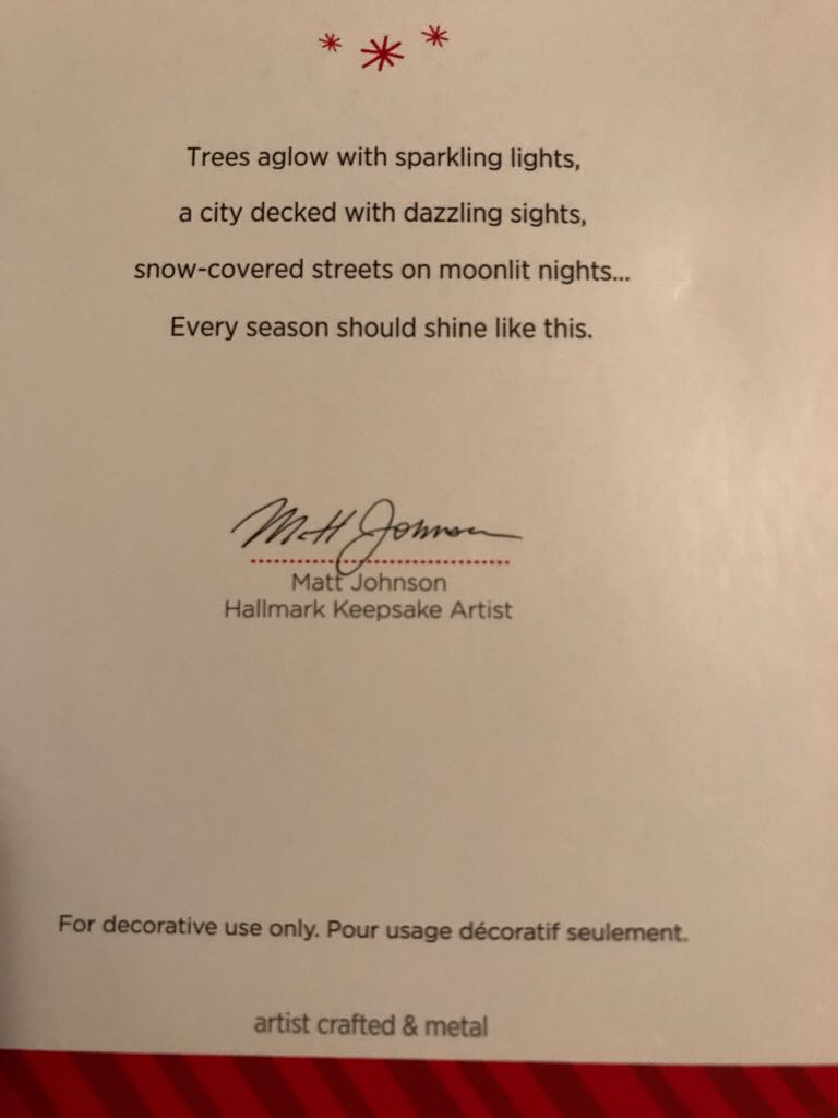 Christmas In The City - Glass Bulbs (Christmas In The City) ornament collectible [Barcode 795902434120] - Main Image 2