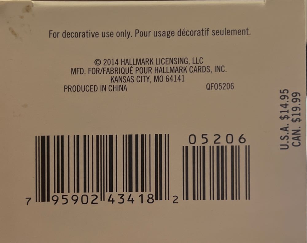 Sweet Skull  (Halloween) ornament collectible [Barcode 795902434182] - Main Image 3