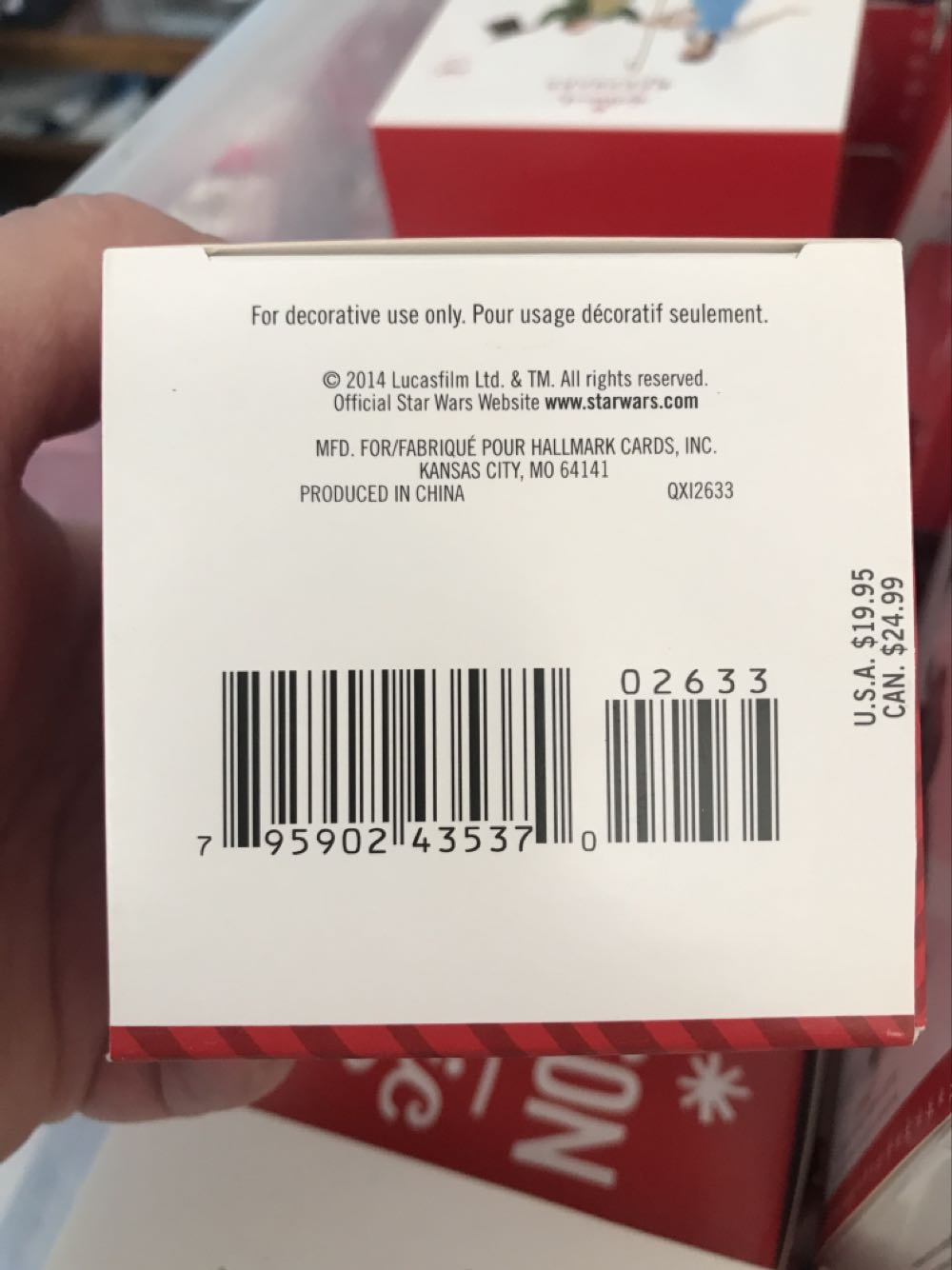 The Rise Of Lord Vader - Star Wars: Revenge of the Sith (Movies) ornament collectible [Barcode 795902435370] - Main Image 3