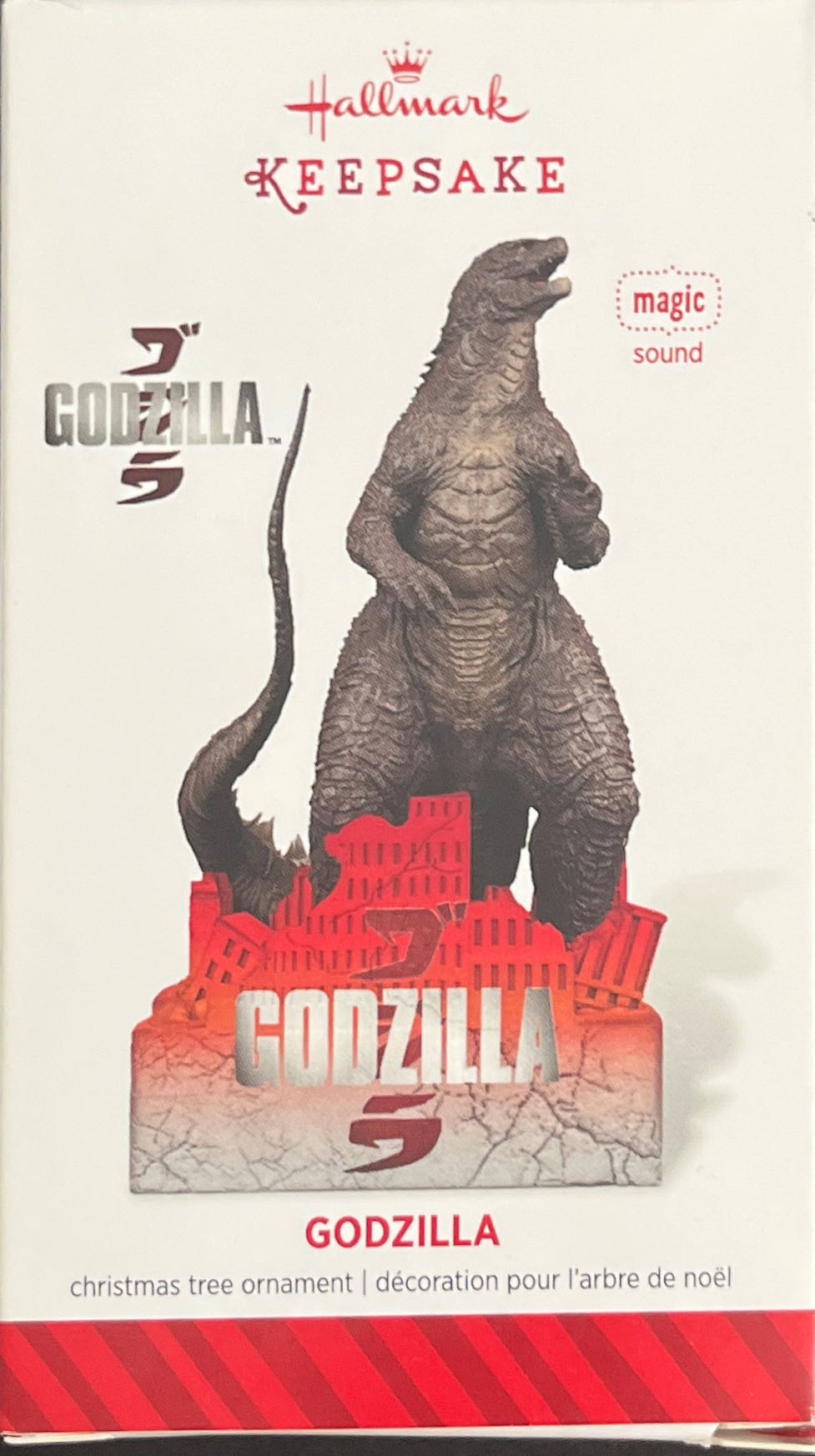 Godzilla  - Monsters (Movies) ornament collectible [Barcode 795902437985] - Main Image 3