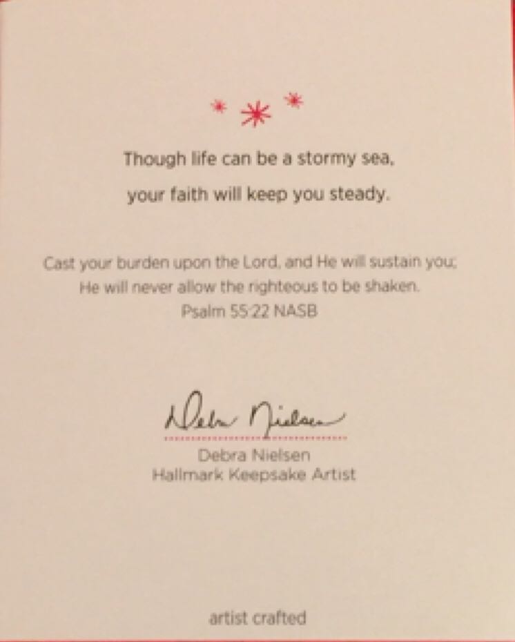 Anchored In Faith  (Faith) ornament collectible [Barcode 795902444747] - Main Image 2