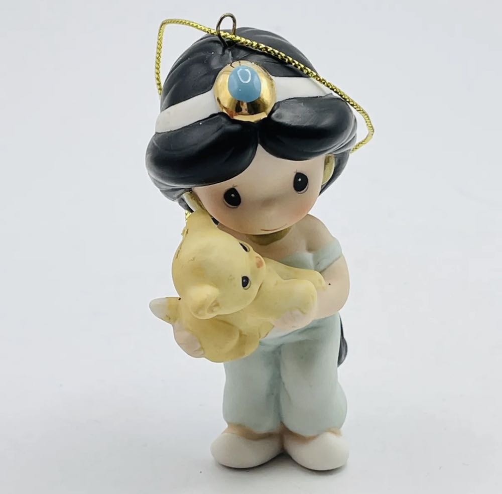 DPM 2014 Jasmine And Rajah - Precious Moments (Disney Precious Moments) ornament collectible [Barcode 795902445195] - Main Image 4